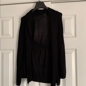 Express black cardigan